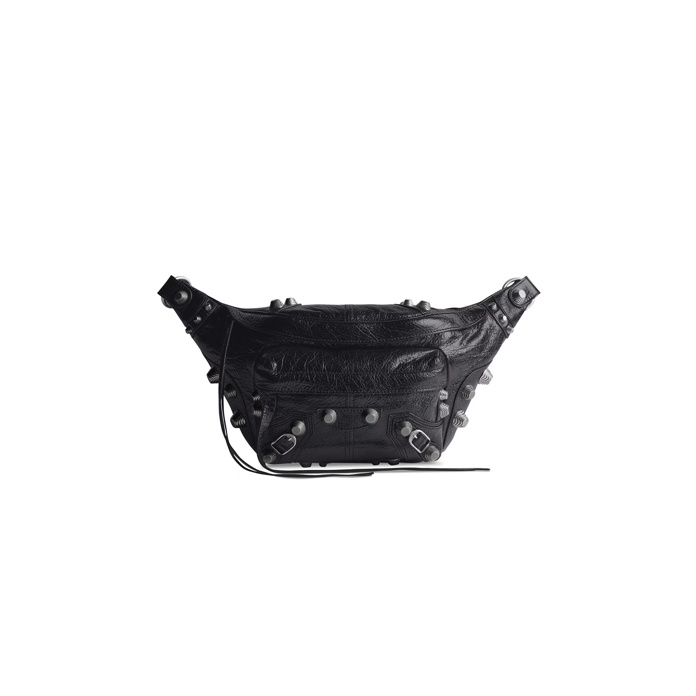 BALENCIAGA MEN'S LE CAGOLE BELTPACK MEDIUM IN BLACK 742014210KR1000 (38.9*19.8*9.9cm)